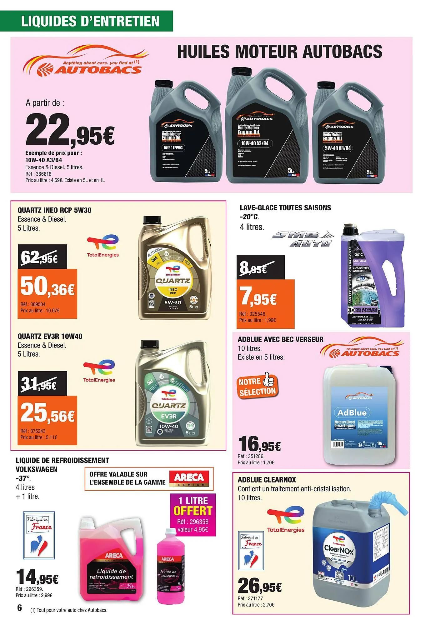 Catalogue Autobacs du 19 mars au 22 avril 2026 - Catalogue page 6