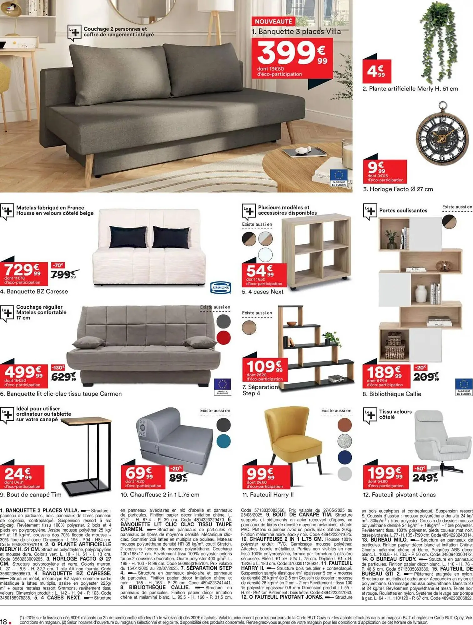 Catalogue BUT du 25 juin au 22 juillet 2025 - Catalogue page 18