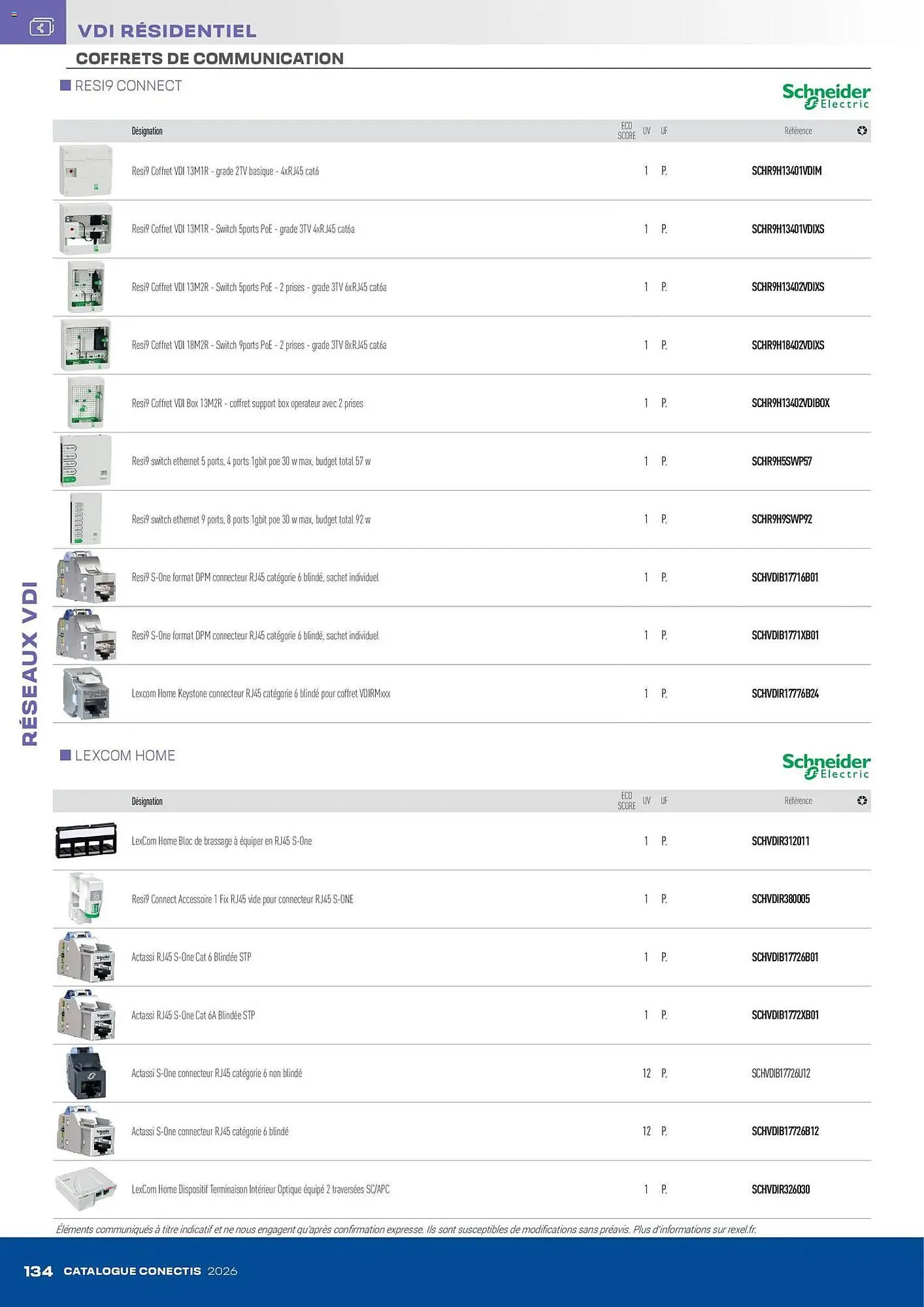 Catalogue Rexel du 10 avril au 31 décembre 2026 - Catalogue page 134