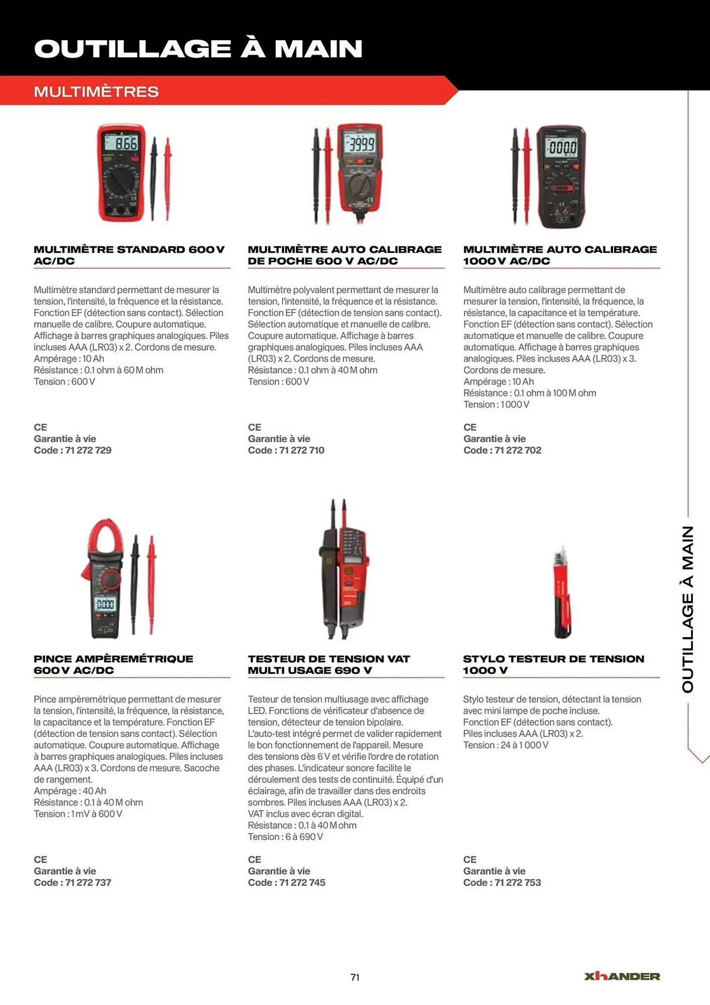 Catalogue Prolians du 2 septembre au 31 décembre 2025 - Catalogue page 71