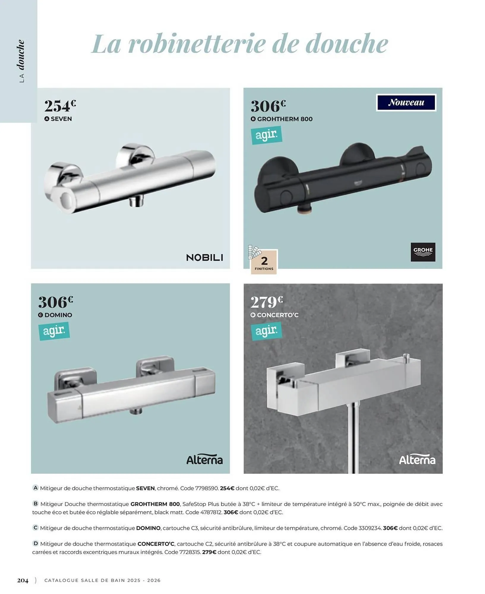 Catalogue Cedeo du 3 juin au 31 décembre 2025 - Catalogue page 204