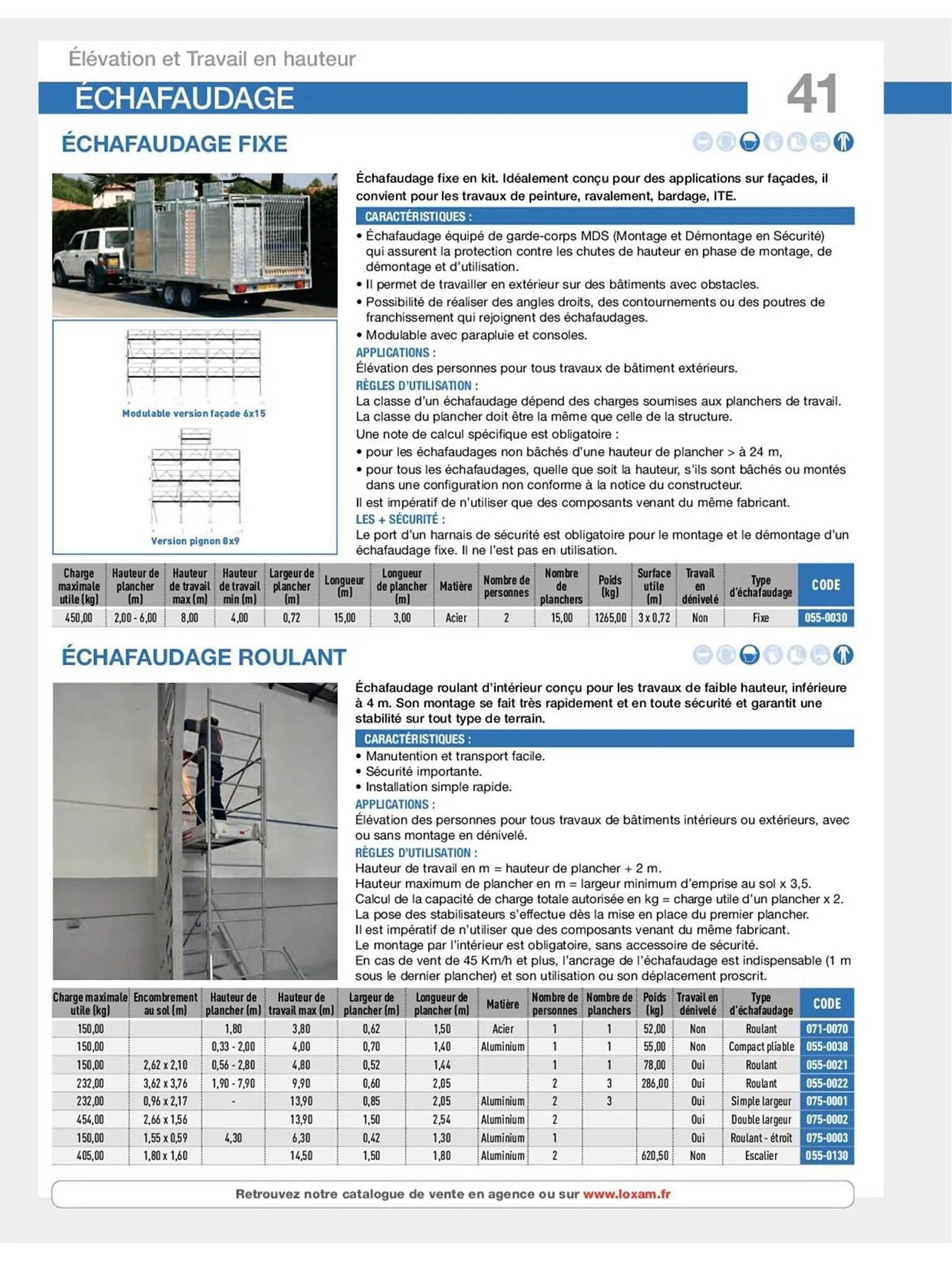 Catalogue Loxam du 19 avril au 31 décembre 2023 - Catalogue page 43