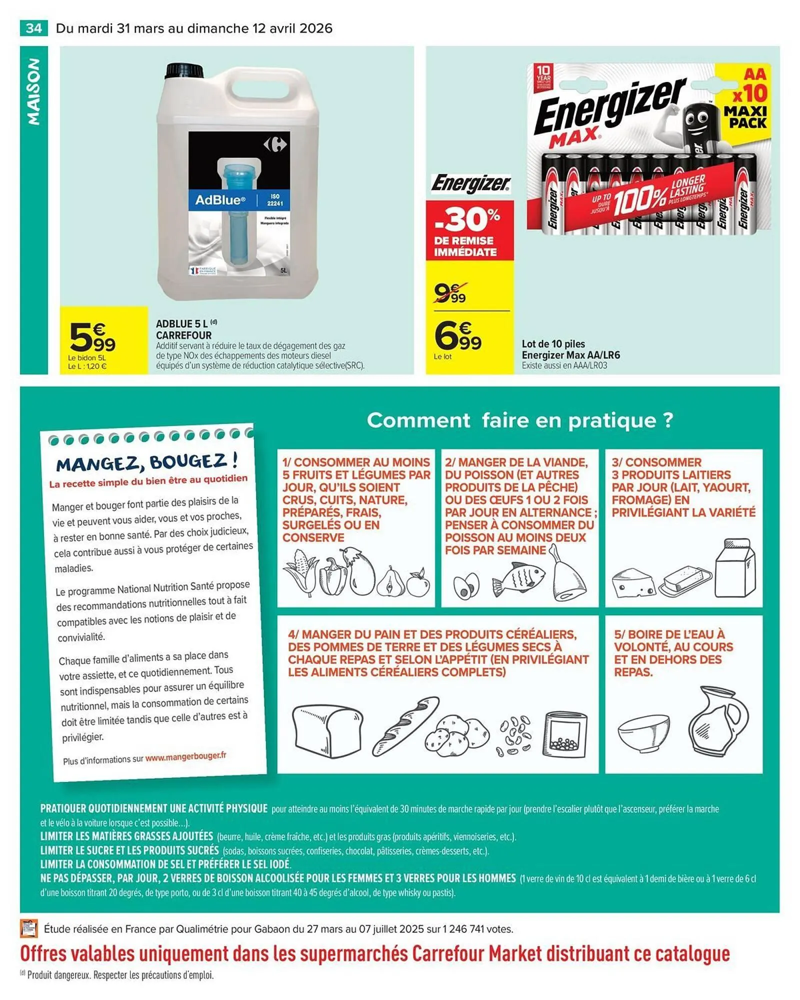 Catalogue Carrefour Market du 31 mars au 12 avril 2026 - Catalogue page 36