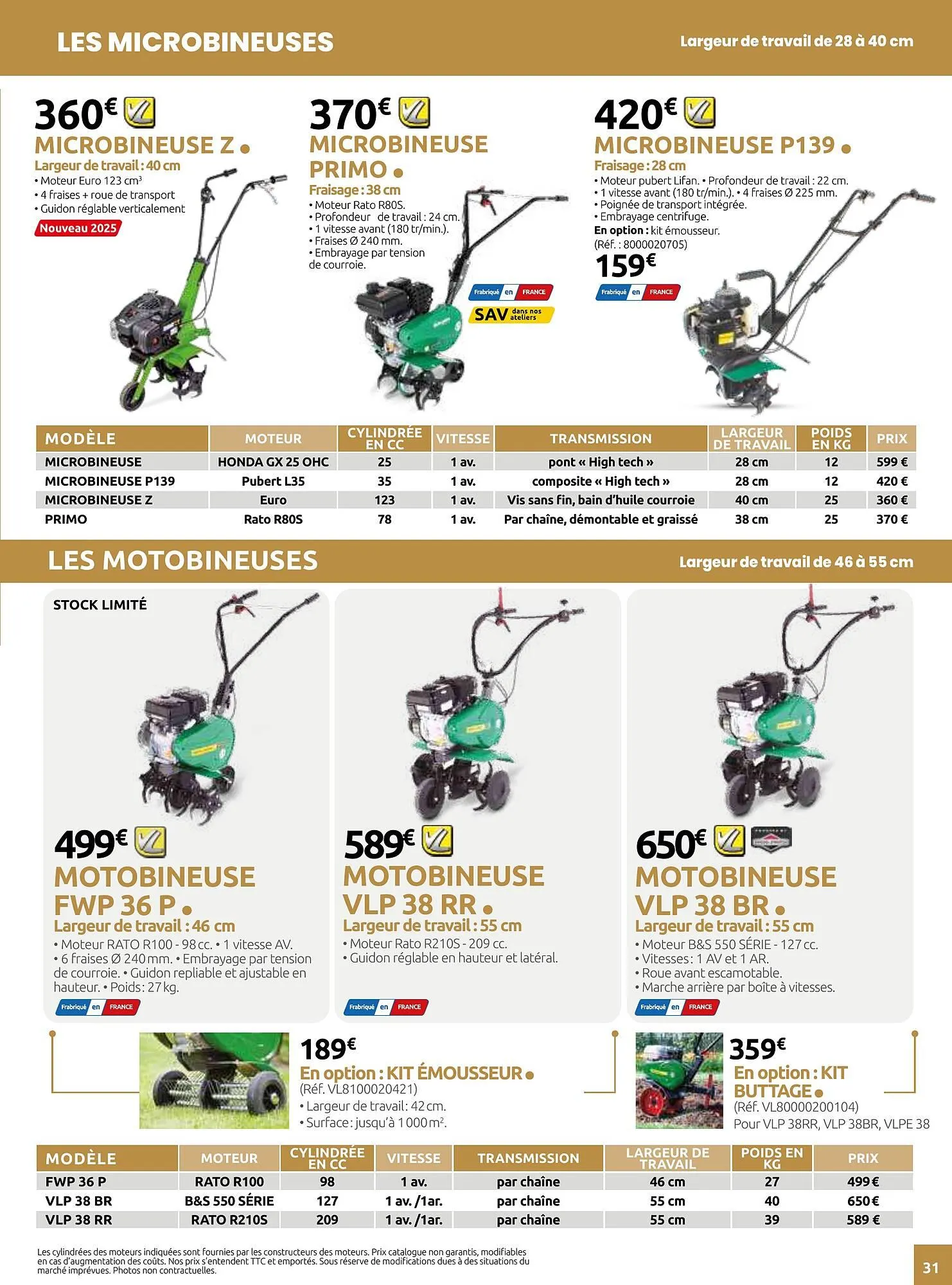 Catalogue Verts Loisirs du 5 mars au 29 décembre 2025 - Catalogue page 31