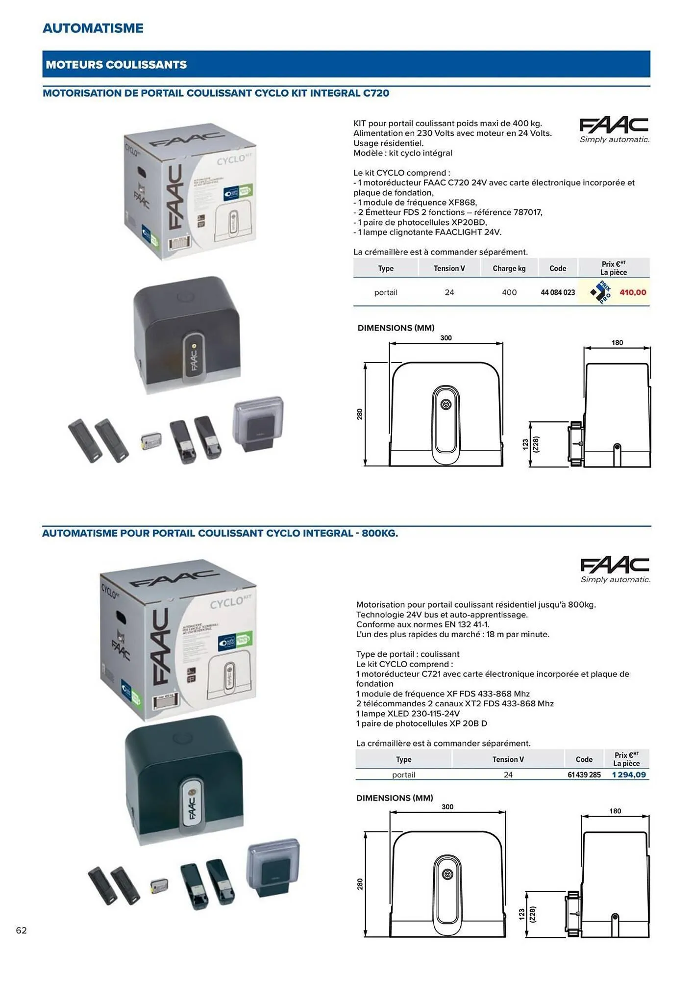 Catalogue Prolians du 2 octobre au 31 décembre 2025 - Catalogue page 62