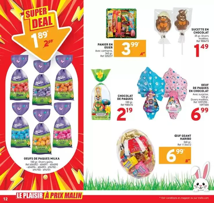 LE PLAISIR À PRIX MALIN du 1 avril au 7 avril 2025 - Catalogue page 12