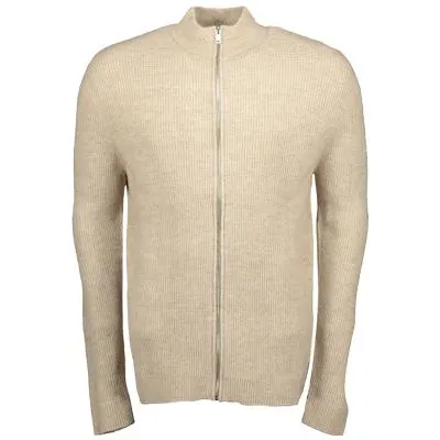 Cardigan with zipper