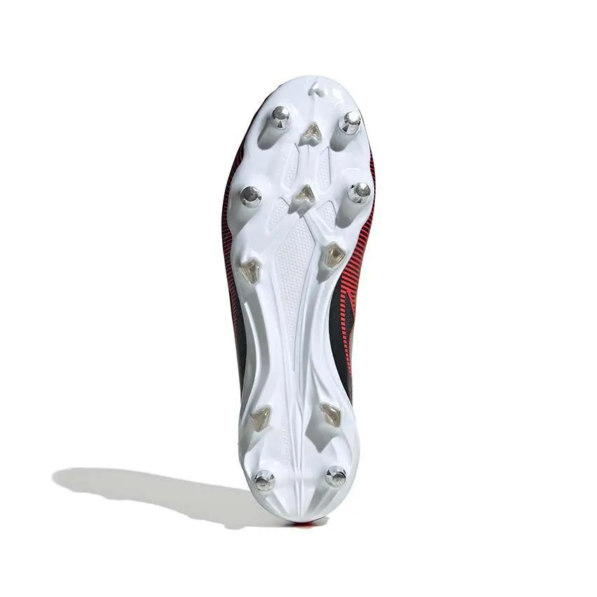 Chaussures Rugby Adizero RS15 Ultimate Hybrides Tout Terrain Noir et Rouge - Adidas