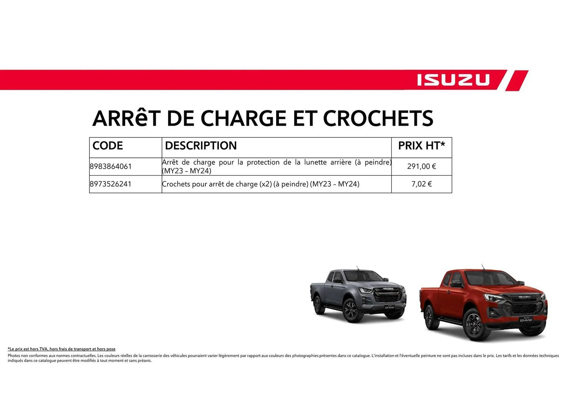 Catalogue Isuzu du 15 octobre au 15 octobre 2025 - Catalogue page 37
