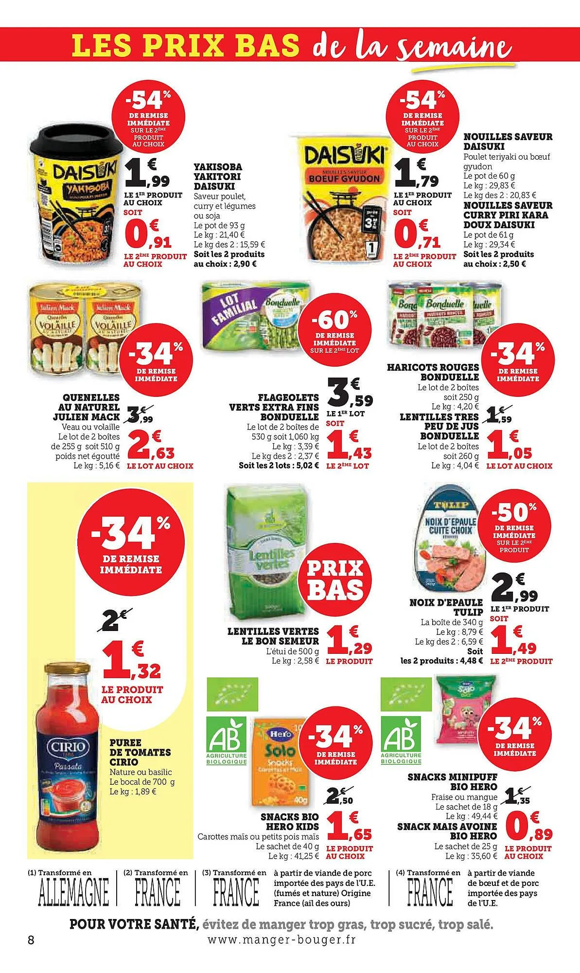 Catalogue Super U du 15 septembre au 28 septembre 2025 - Catalogue page 8