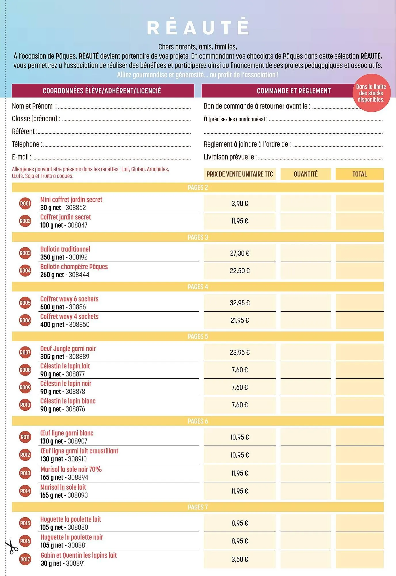 Catalogue Reauté Chocolat du 25 février au 20 avril 2025 - Catalogue page 13