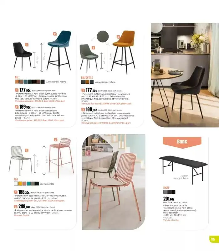 Consultez le menu avant de vous mettre en cuisine. du 7 janvier au 31 décembre 2025 - Catalogue page 115