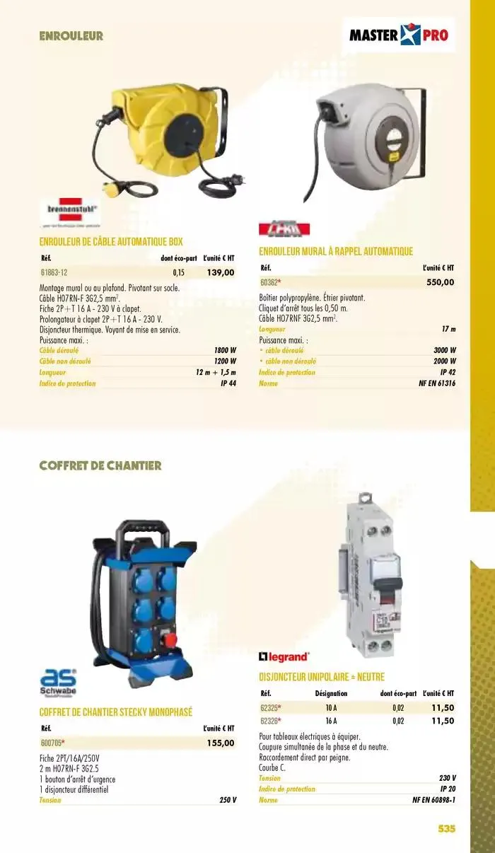Essentiel Industrie 2025 du 3 janvier au 31 décembre 2025 - Catalogue page 537