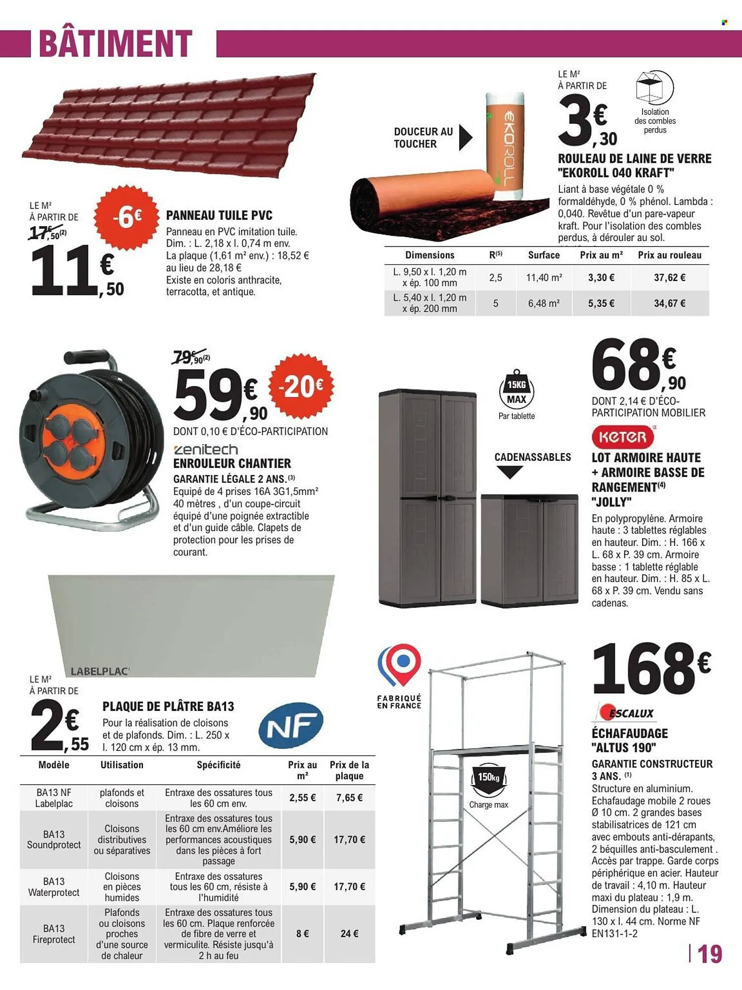 Catalogue E.Leclerc Brico du 24 mars au 11 avril 2026 - Catalogue page 19