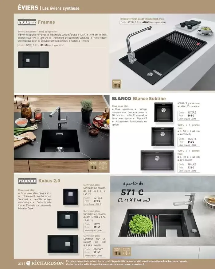 SALLE DE DE BAINS ET CARRELAGE 2025 du 11 avril au 31 décembre 2025 - Catalogue page 380