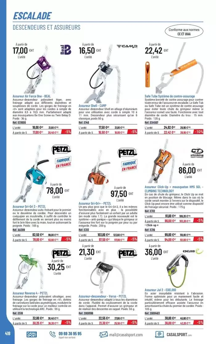 ÉQUIPEMENT SPORTIF du 6 mars au 31 décembre 2025 - Catalogue page 390
