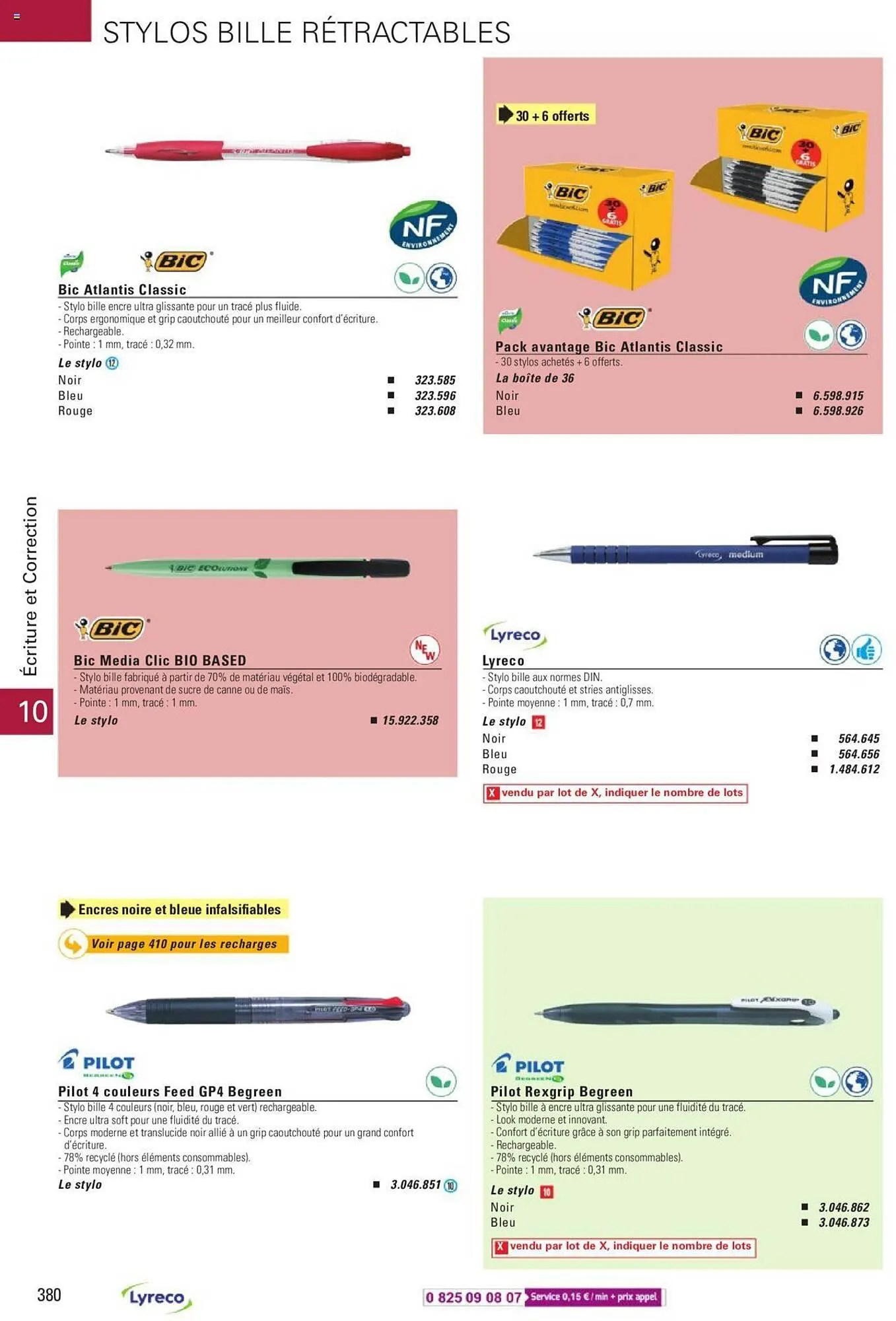 Catalogue Lyreco du 15 mai au 31 décembre 2023 - Catalogue page 380