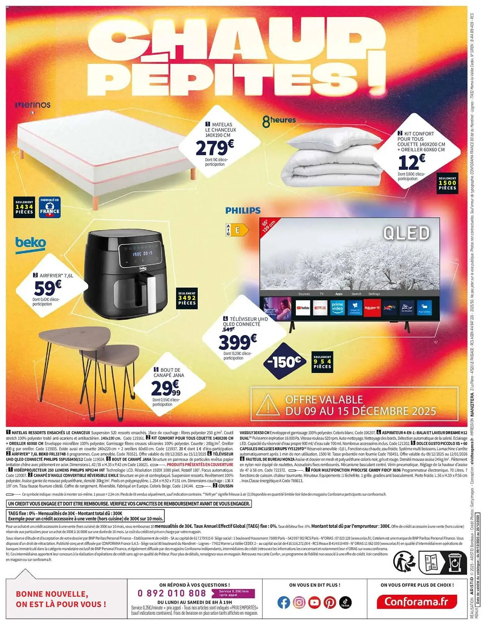 Catalogue Conforama du 9 décembre au 25 décembre 2025 - Catalogue page 8