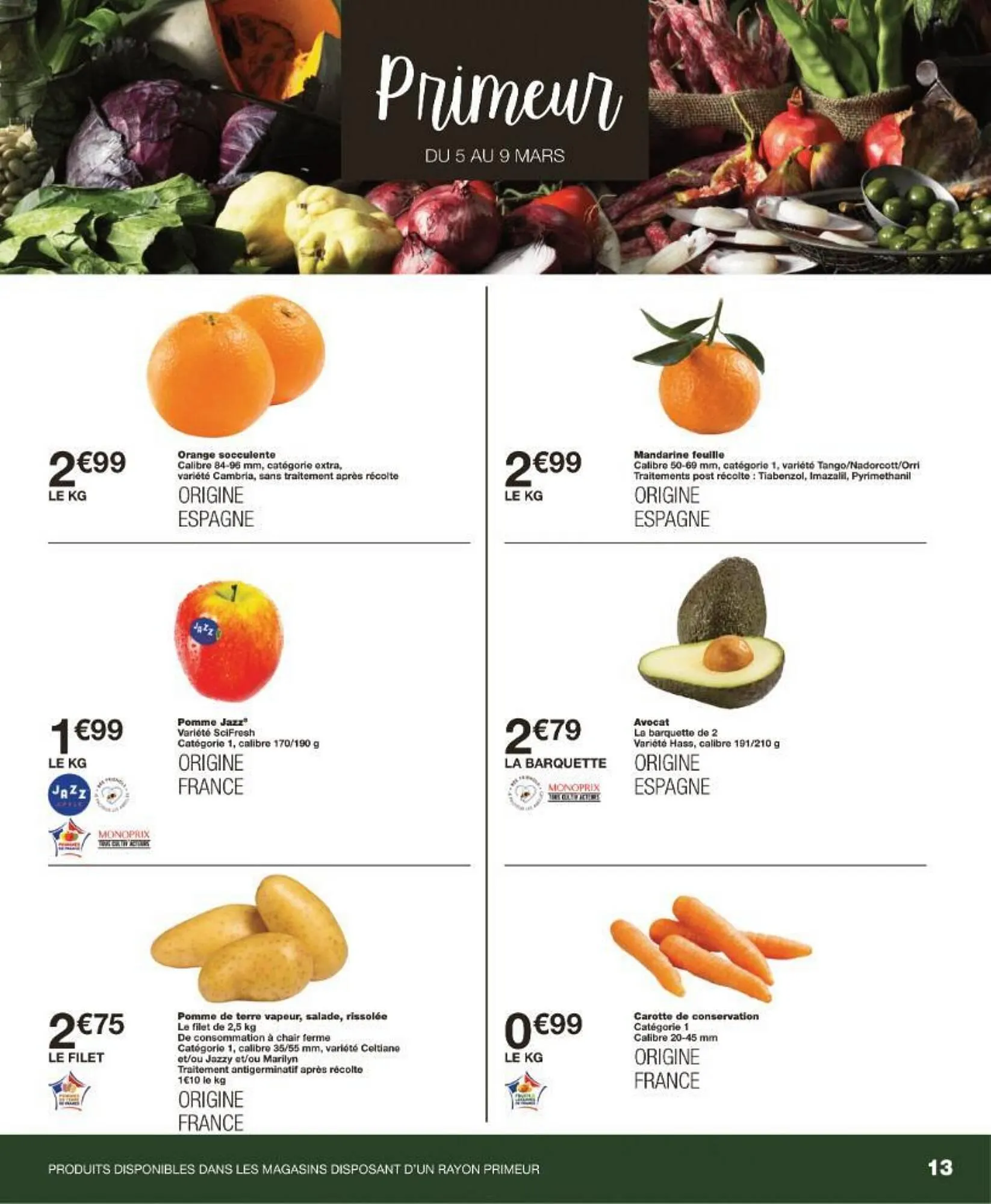 Catalogue Monoprix du 4 mars au 23 mars 2025 - Catalogue page 13