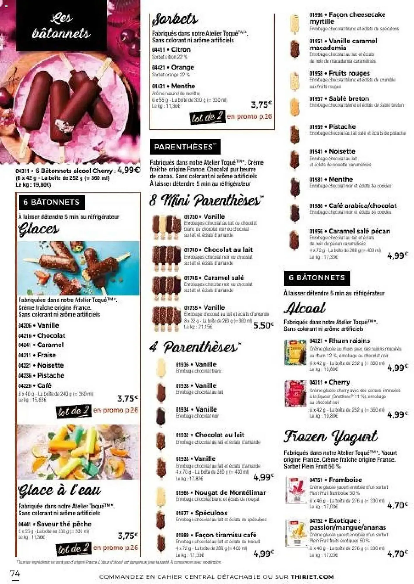 Catalogue Thiriet du 31 janvier au 3 mars 2026 - Catalogue page 74