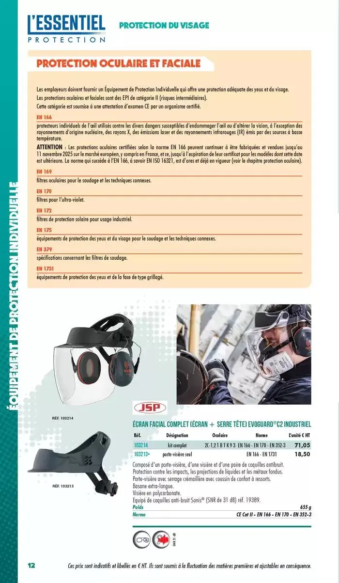 Essentiel Protection 2025 tarifé du 3 mars au 31 décembre 2025 - Catalogue page 14