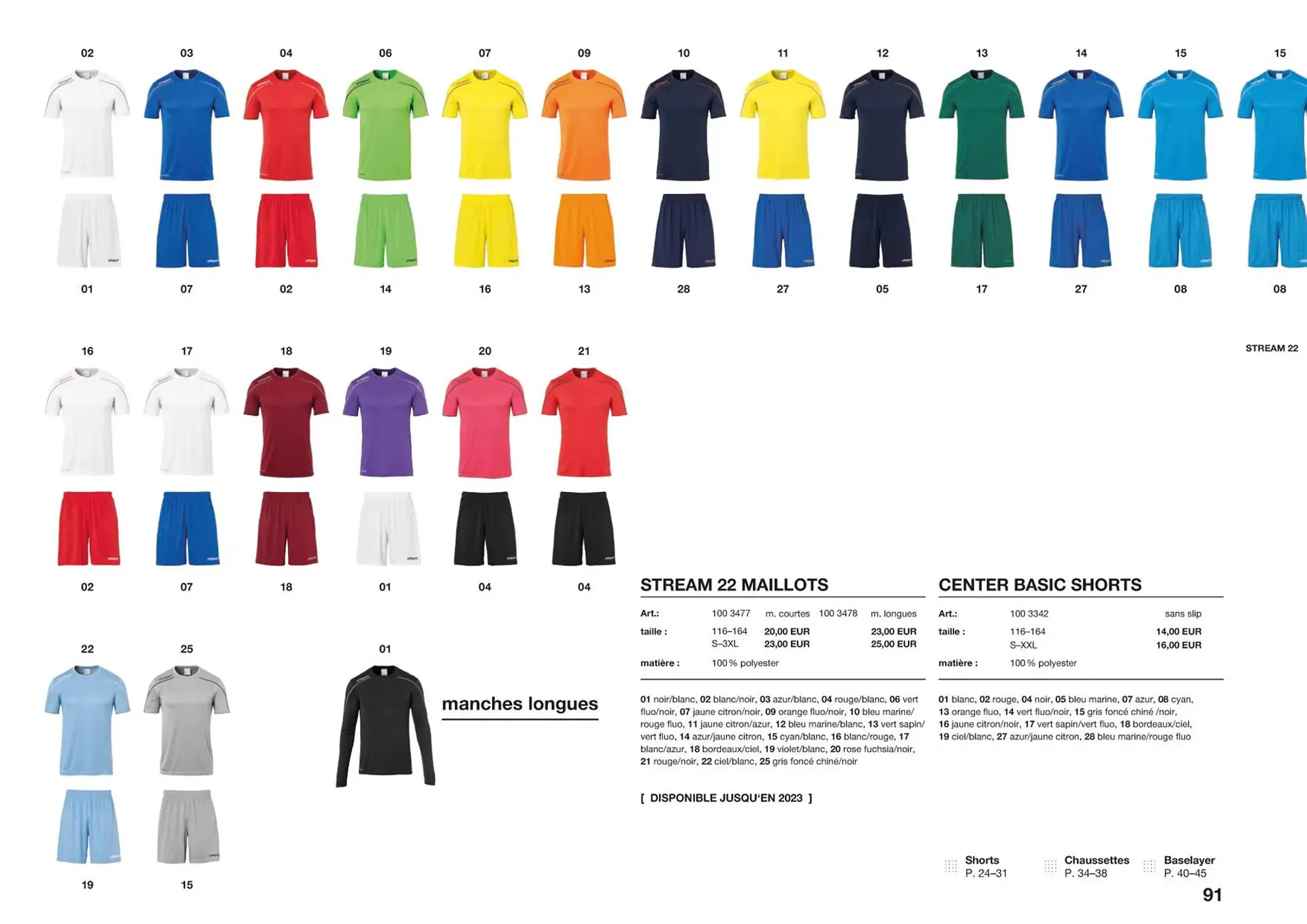 Catalogue Uhlsport du 1 mars au 31 décembre 2023 - Catalogue page 91