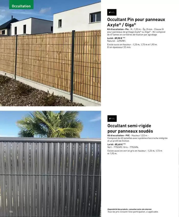 Ma sélection maison 2025 du 4 avril au 31 décembre 2025 - Catalogue page 184