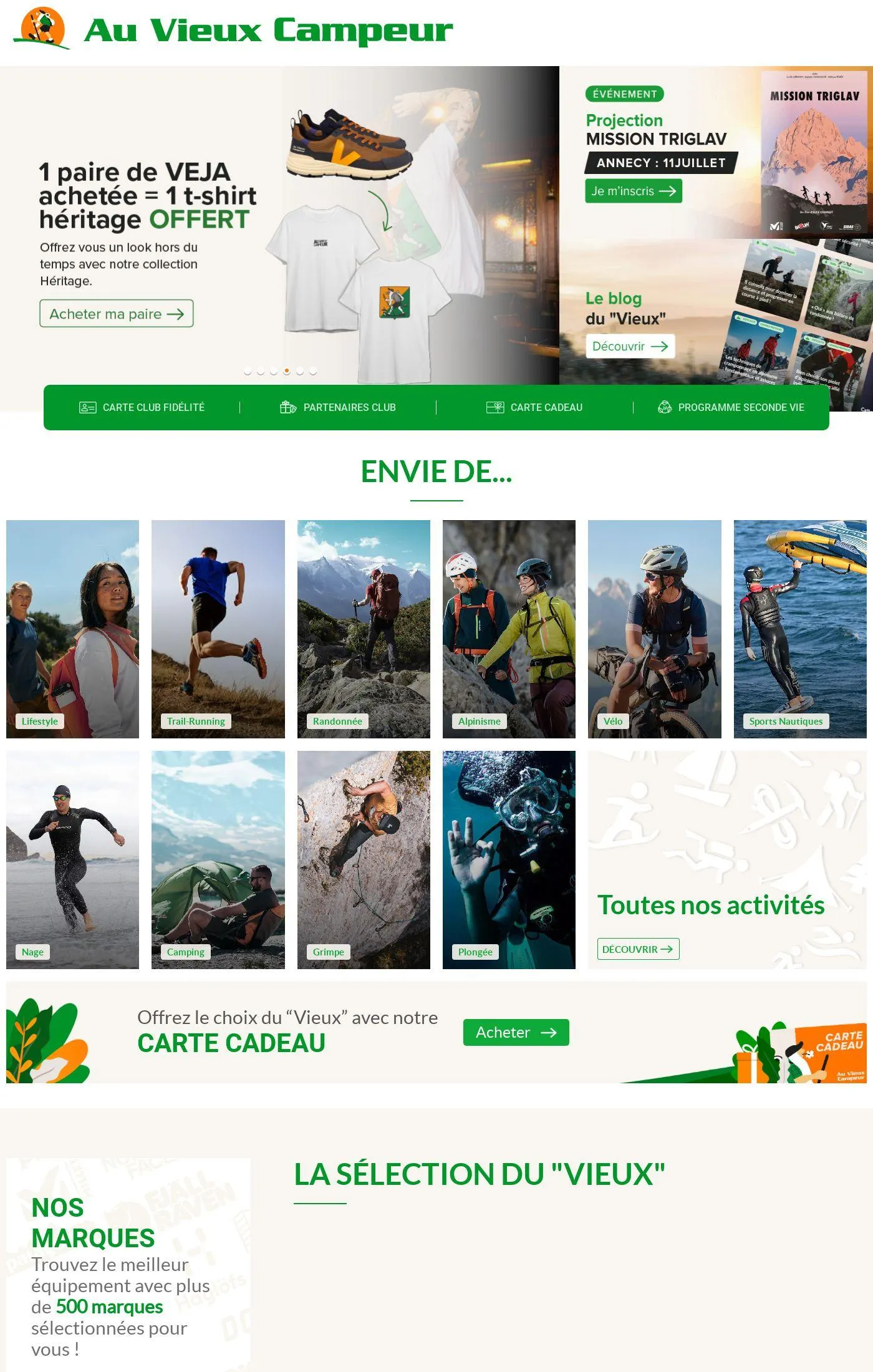 Au Vieux Campeur Catalogue actuel - 1