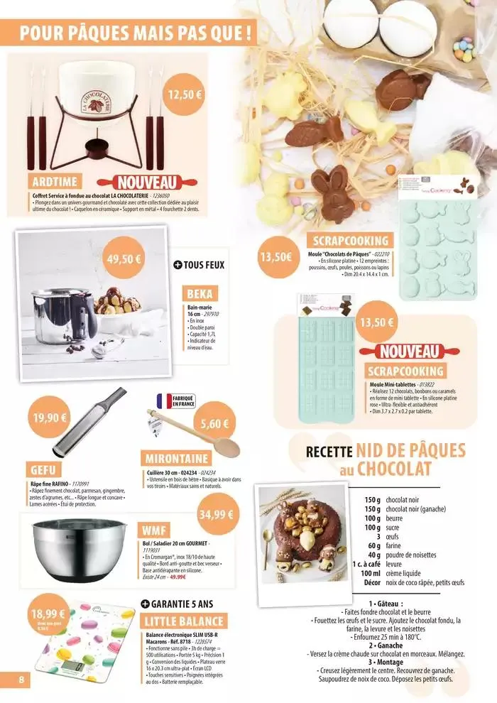 Les journées Cuisine Plaisir du 27 mars au 6 avril 2025 - Catalogue page 8