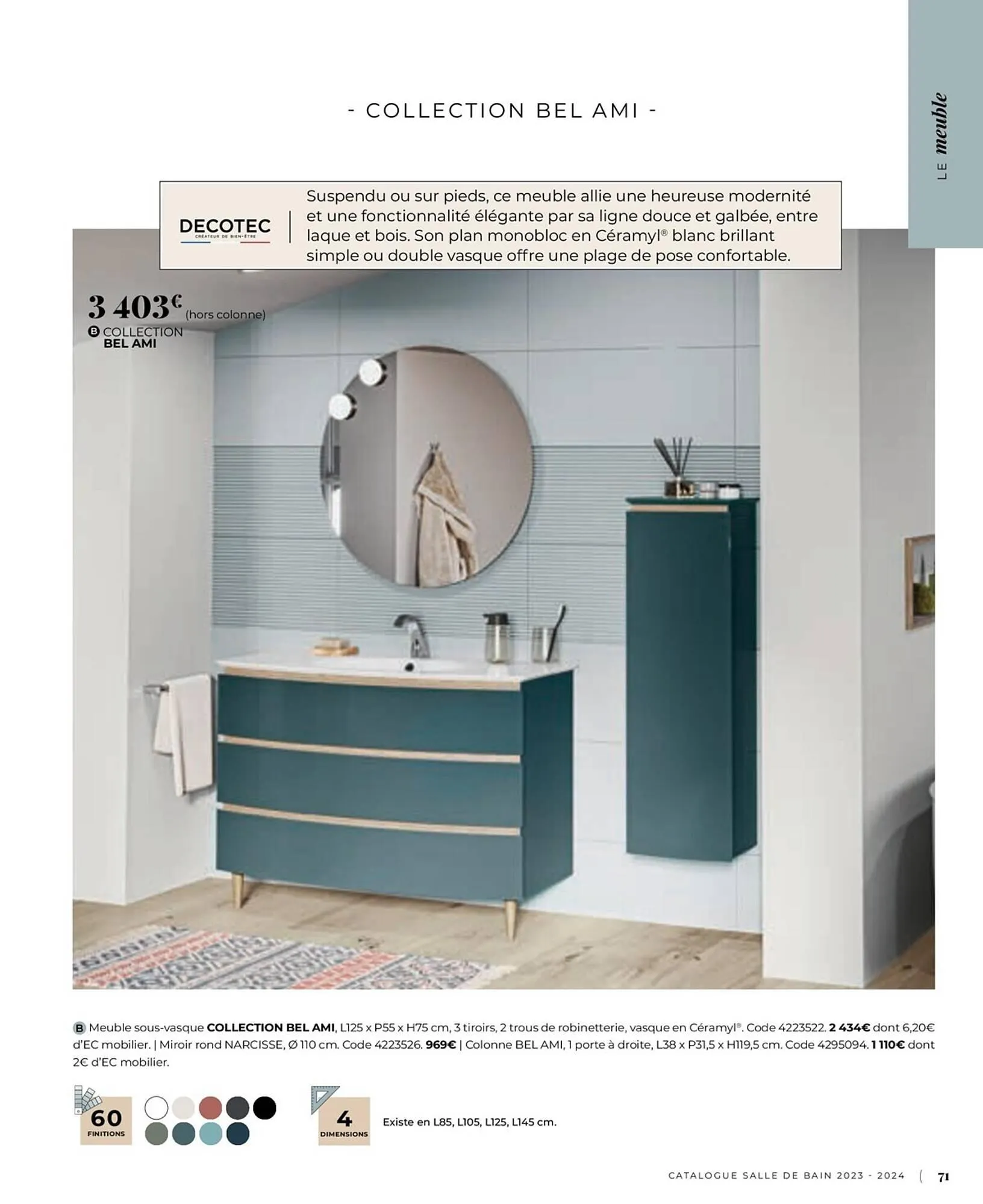 Catalogue Cedeo du 6 juillet au 31 décembre 2023 - Catalogue page 71