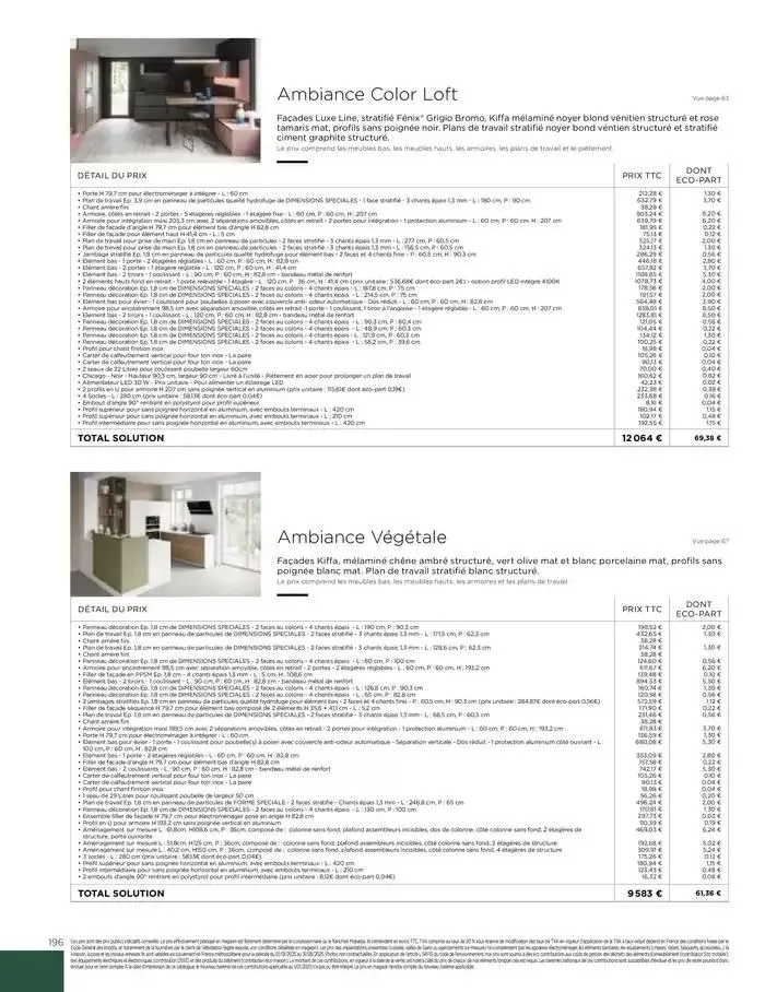 Cuisines & aménagements sur-mesure du 6 mars au 31 décembre 2025 - Catalogue page 198