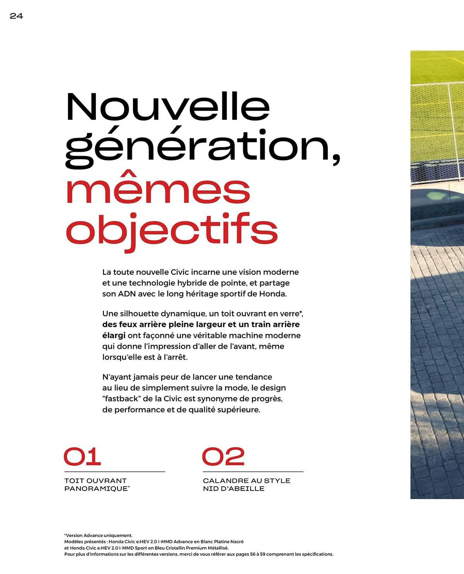 Catalogue Honda Civic Hybrid du 20 décembre au 30 juin 2024 - Catalogue page 24