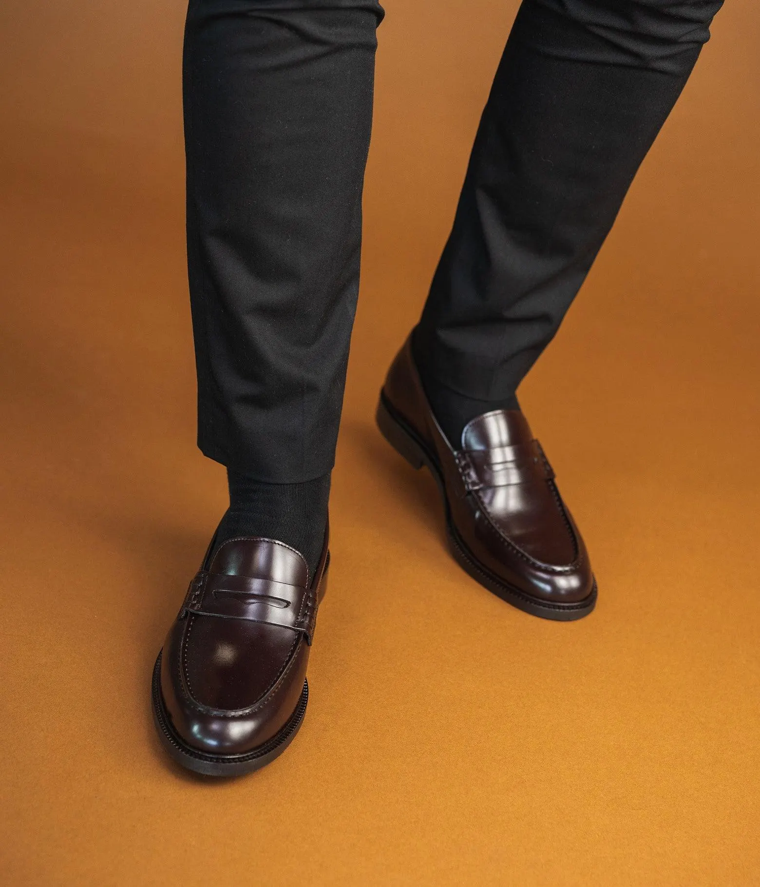 MOCASSIN LOUIS BORDEAUX