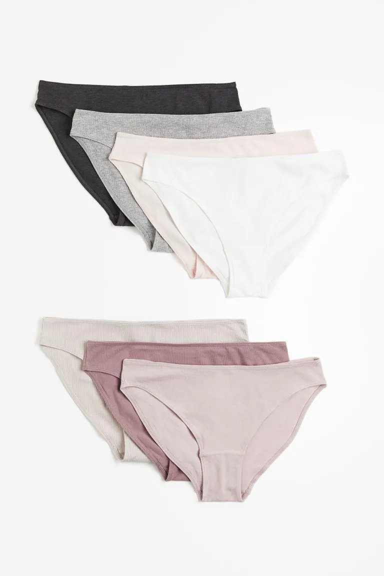 Culottes Bikini, lot de 7