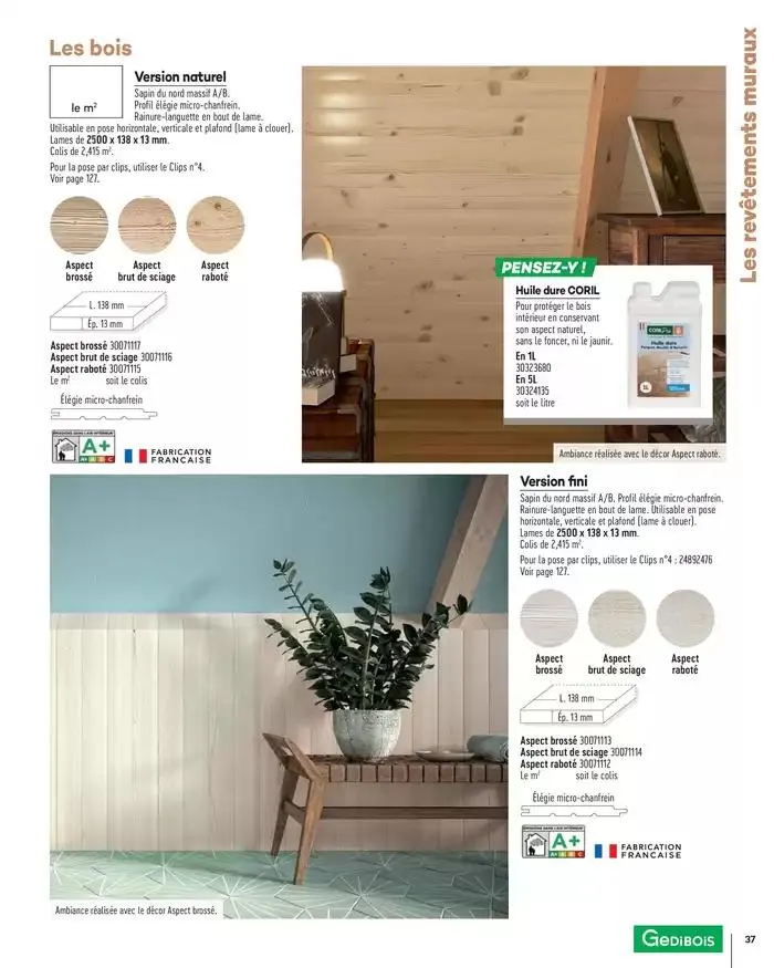 Aménagents Intérieurs 2025 du 1 janvier au 31 décembre 2025 - Catalogue page 37