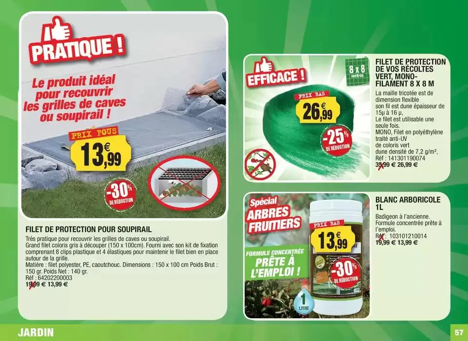 Arrivages de printemps du 6 février au 31 mai 2025 - Catalogue page 57