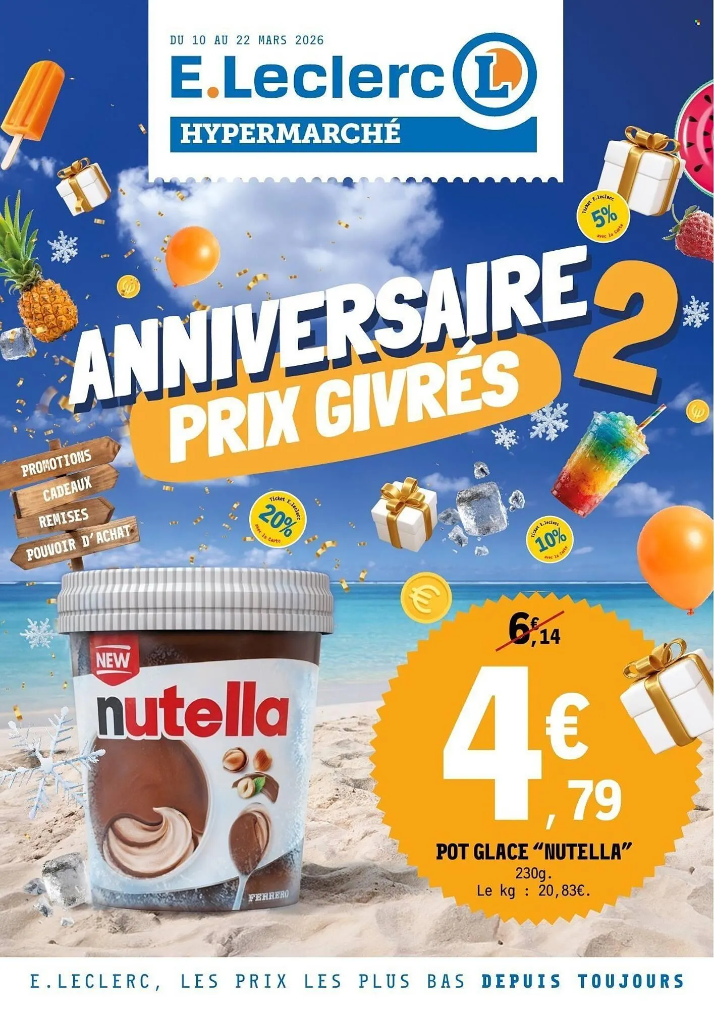 Catalogue E.Leclerc du 10 mars au 22 mars 2026 - Catalogue page 1
