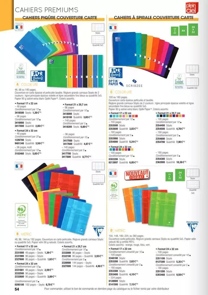 Écoles et loisirs 2025 du 1 janvier au 31 décembre 2025 - Catalogue page 54