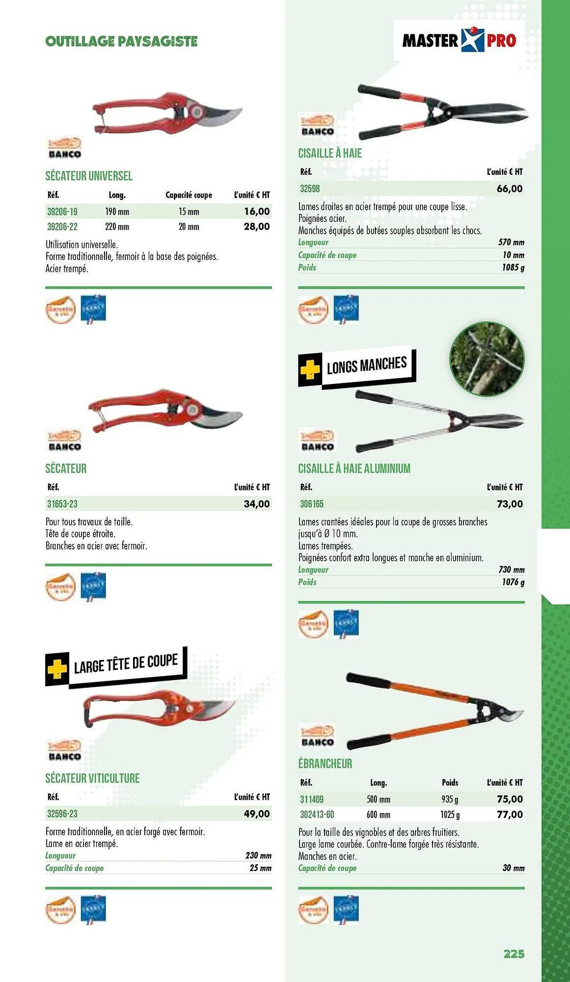 Catalogue Master Pro du 3 janvier au 31 décembre 2025 - Catalogue page 227