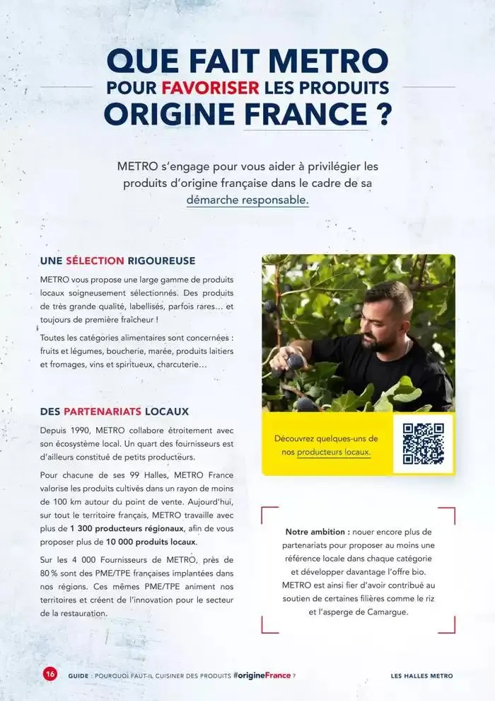 Metro Guide Origine France du 26 février au 31 décembre 2025 - Catalogue page 16