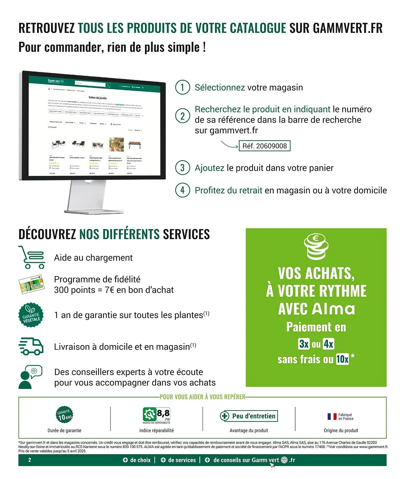 Catalogue Gamm vert du 5 mars au 31 décembre 2025 - Catalogue page 2