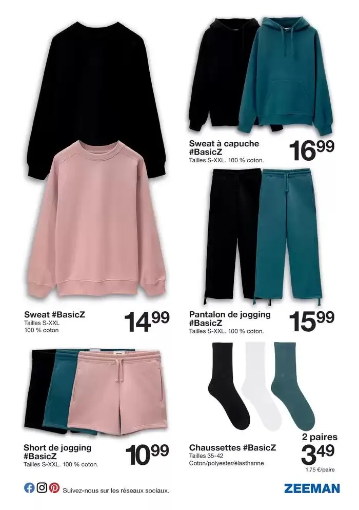 Nos basiques intemporels vont bien avec tout. du 3 mars au 14 mars 2025 - Catalogue page 11