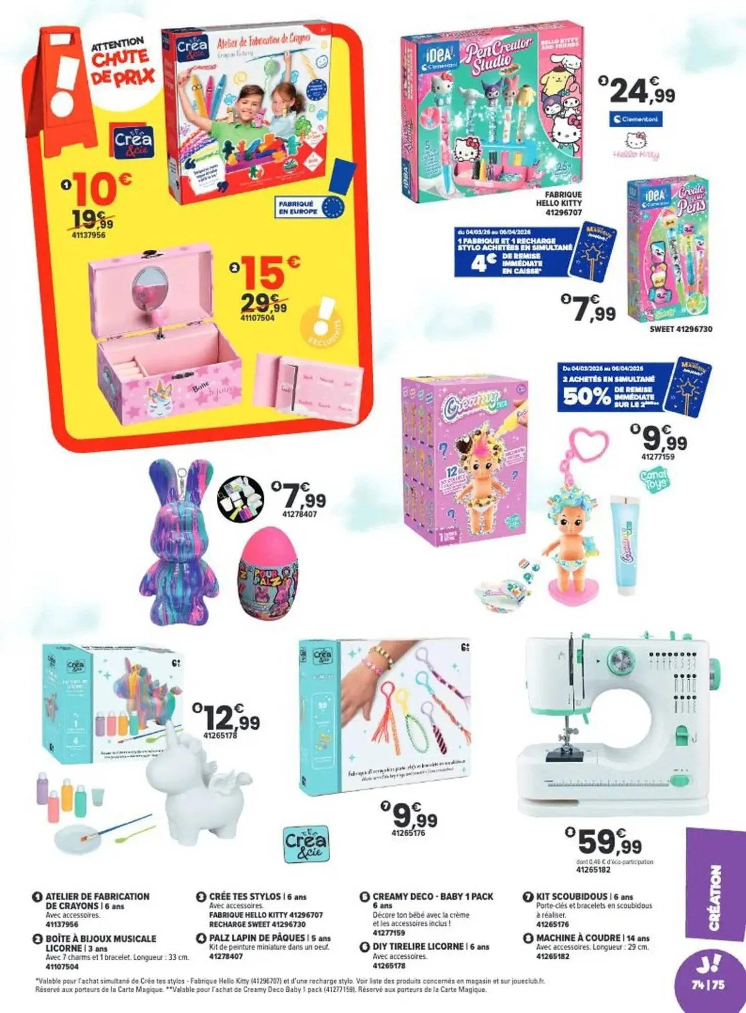 Catalogue JouéClub du 3 mars au 6 avril 2026 - Catalogue page 75