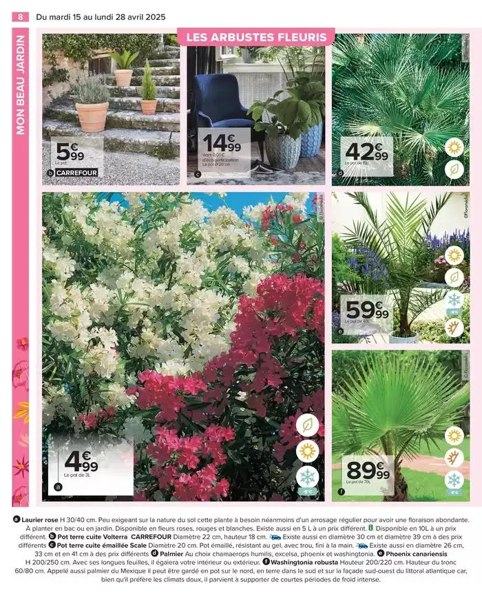 PROFITER ENFIN DE SON JARDIN du 15 avril au 28 avril 2025 - Catalogue page 8