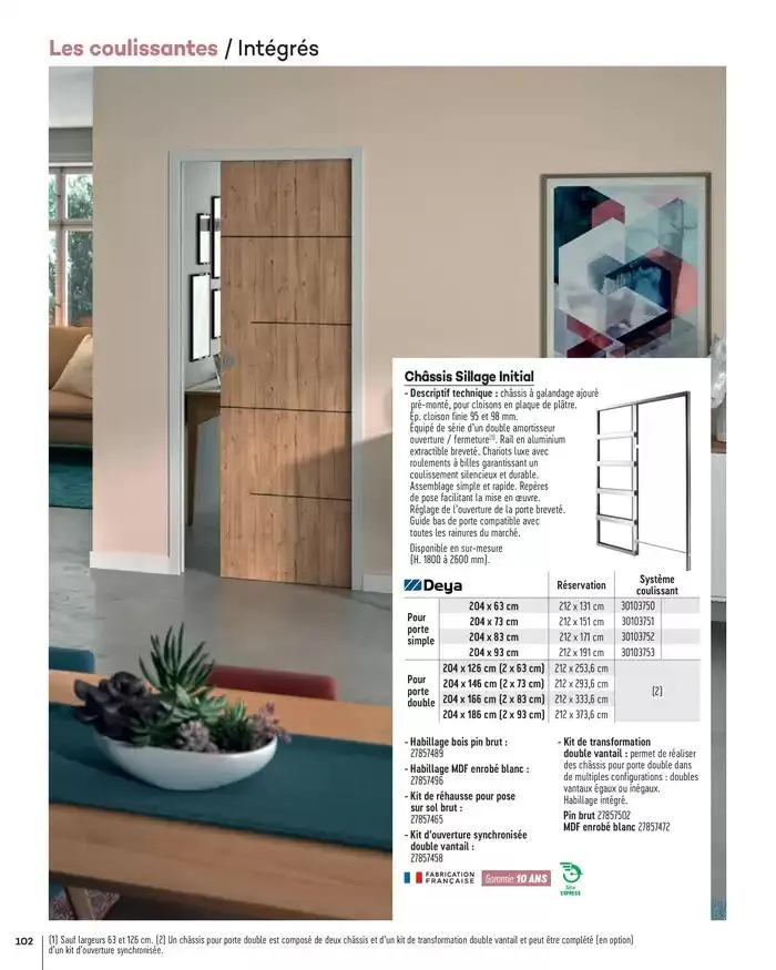 Aménagents Intérieurs 2025 du 1 janvier au 31 décembre 2025 - Catalogue page 102