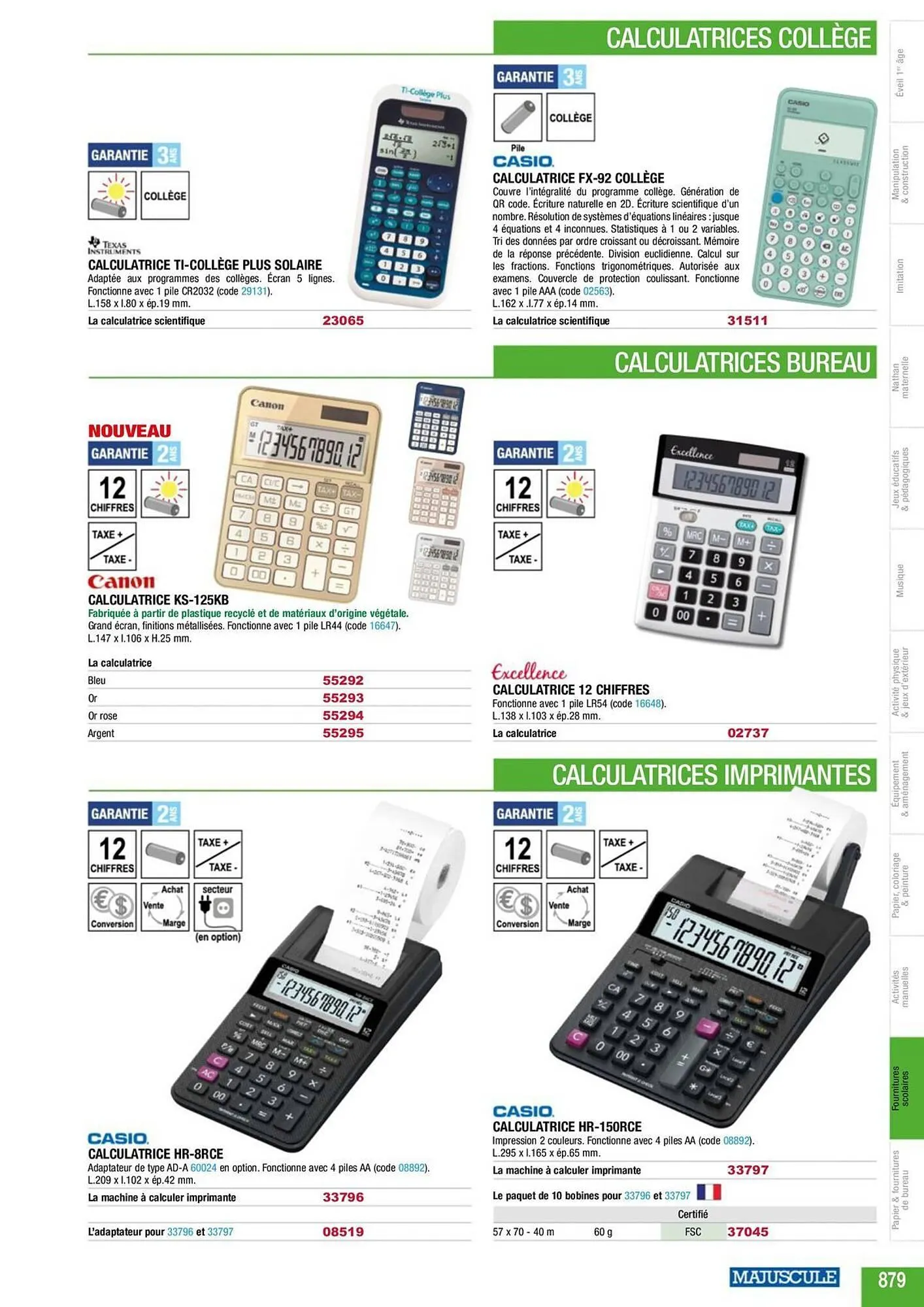 Catalogue Majuscule du 5 mars au 31 décembre 2025 - Catalogue page 903