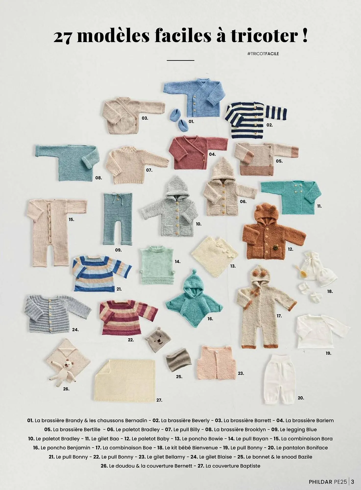 Catalogue Phildar du 15 janvier au 31 août 2025 - Catalogue page 3