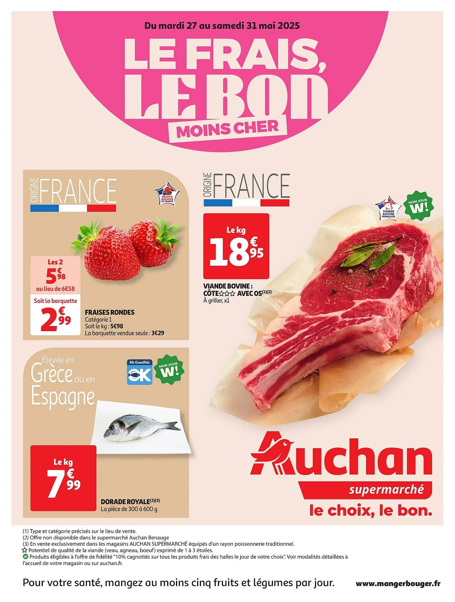Catalogue Auchan du 27 mai au 31 mai 2025 - Catalogue page 1