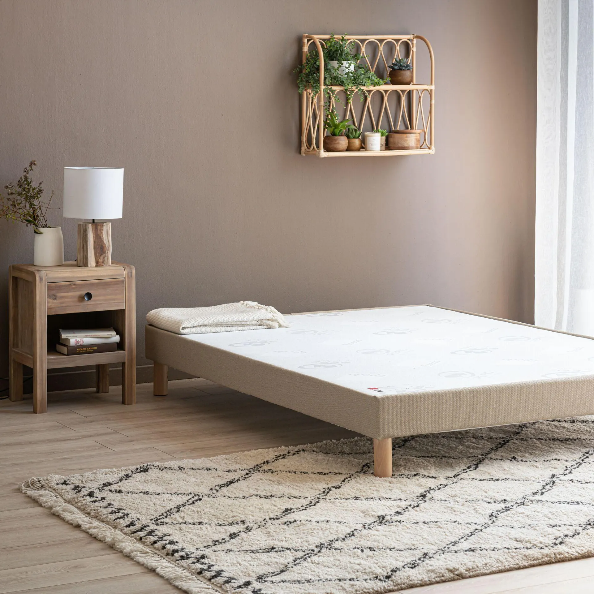 Sommier tapissier Epeda ferme - 140x200cm