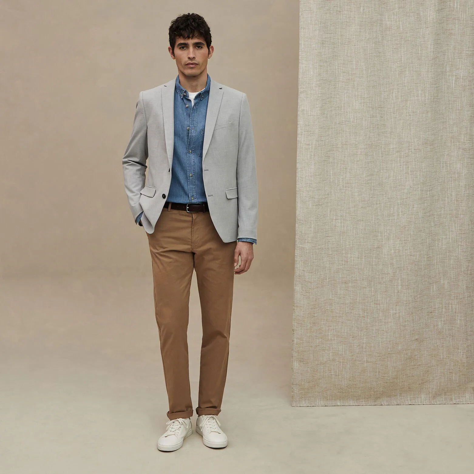 Look décontracté - Gris